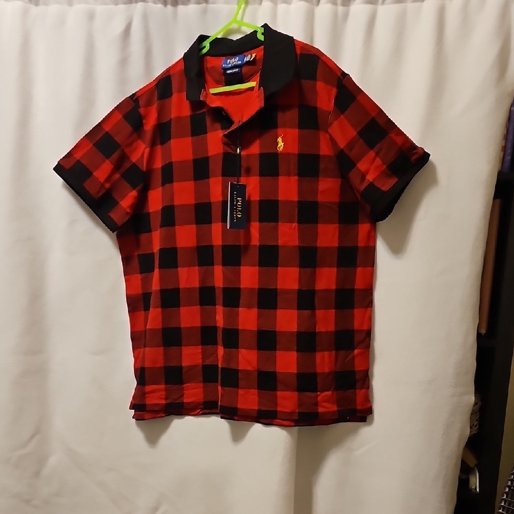 Polo by Ralph Lauren Red and Black Plaid Shirt
